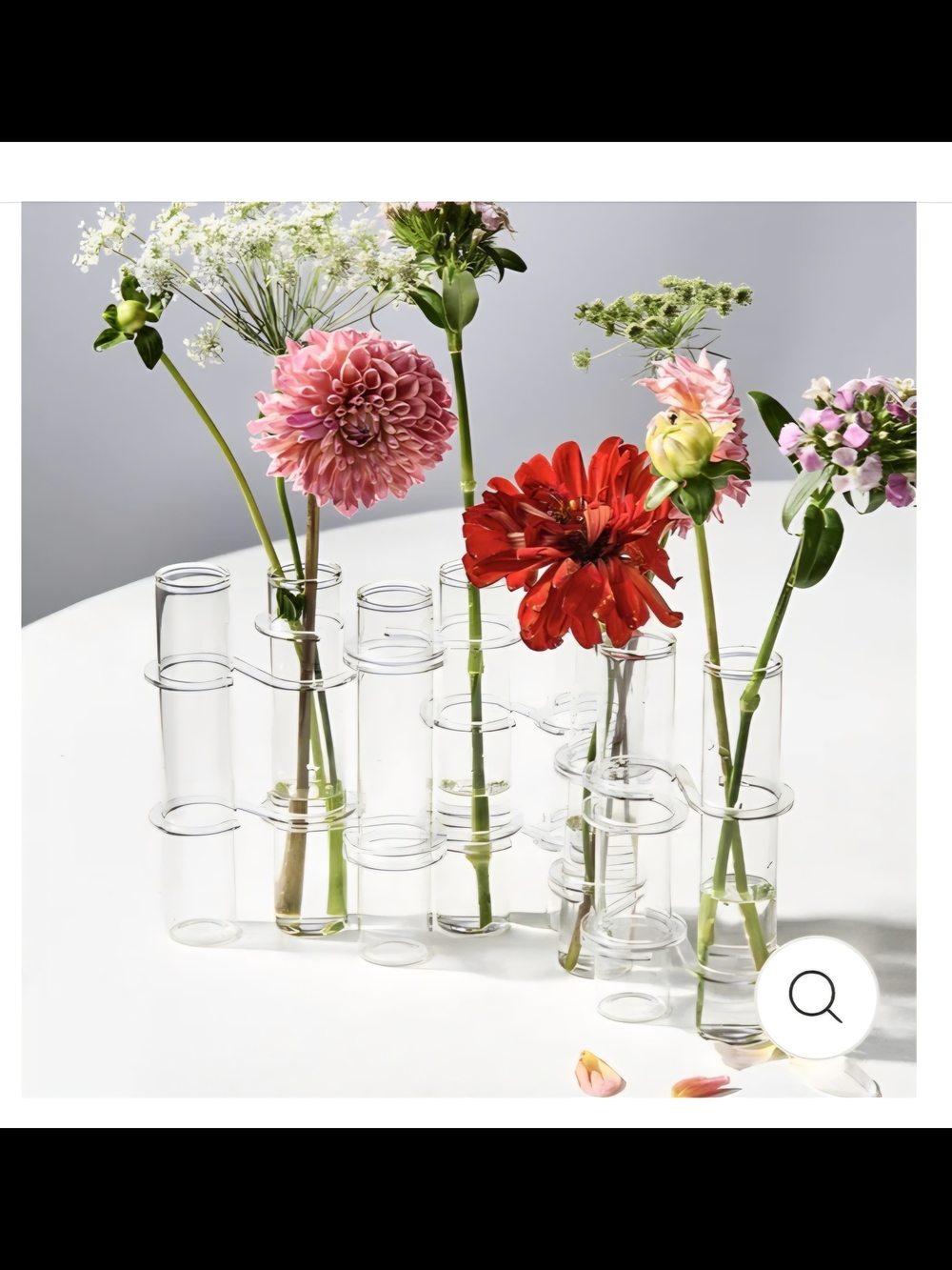 Glass Tube Flower Vase